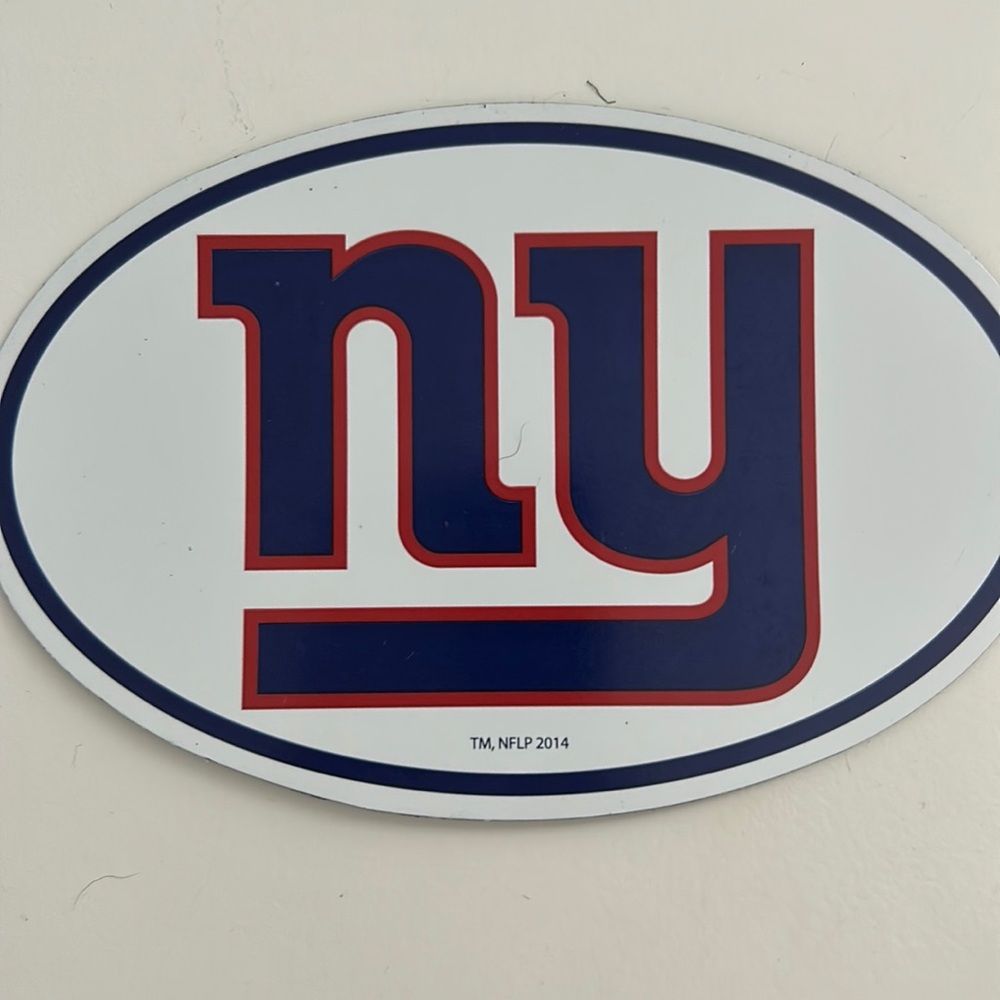 Ny Giants Car Magnet